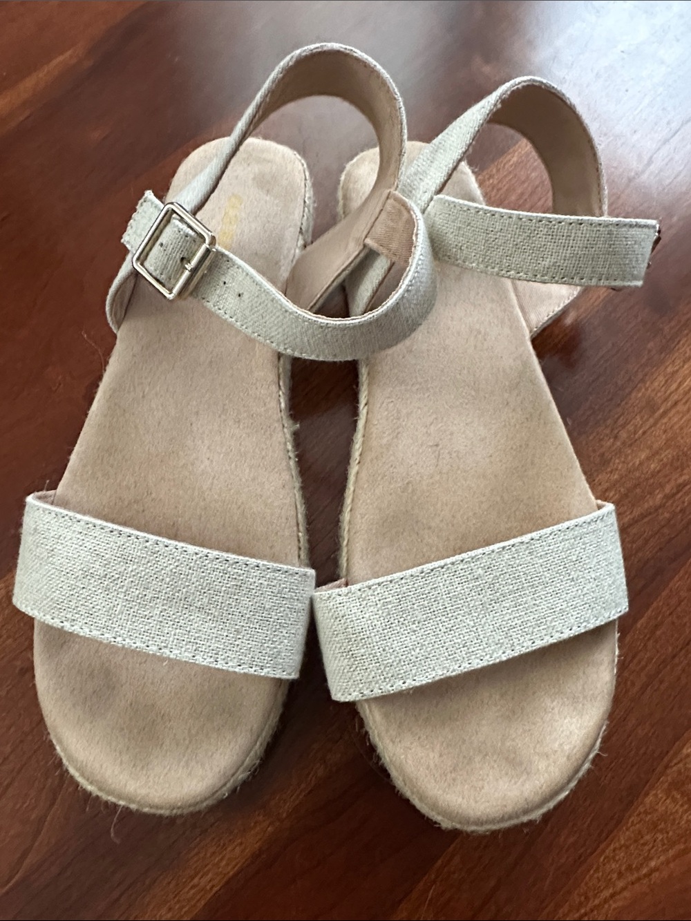 Women's Beige Ankle-Strap Old Navy Sandals - Comfortable Everyday Style